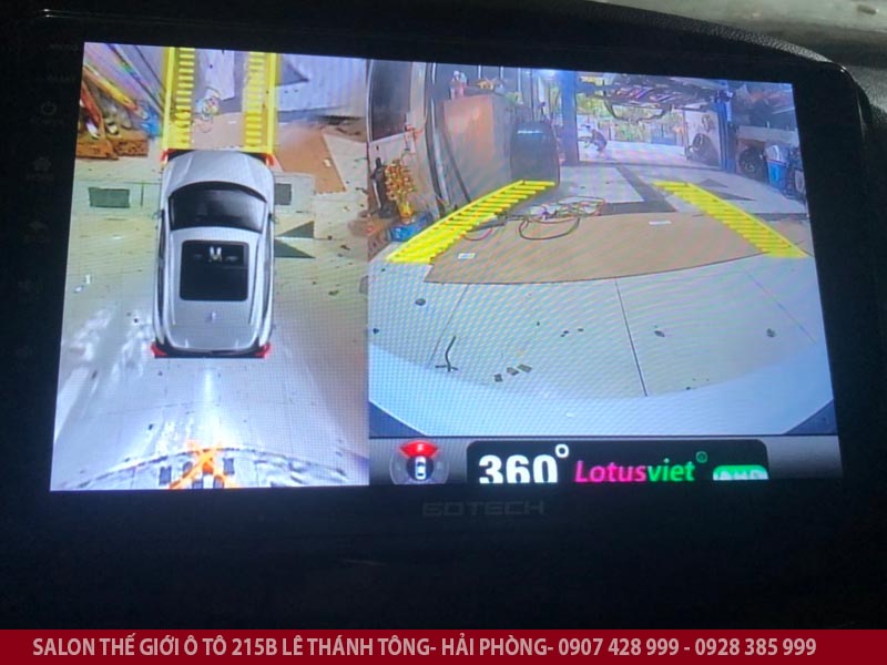 Lắp camera 360 độ xe Fadil