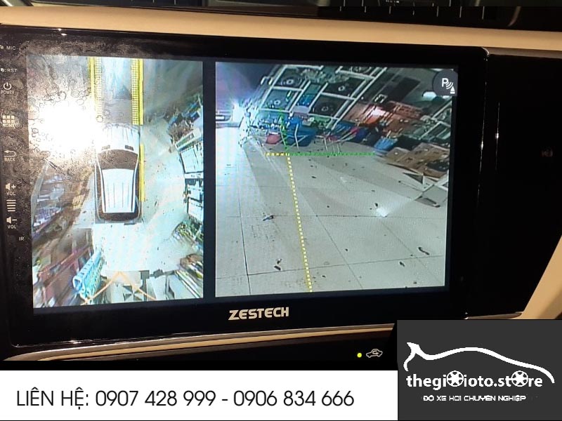 Hiển thị Camera 360 độ trên màn hình Zestech