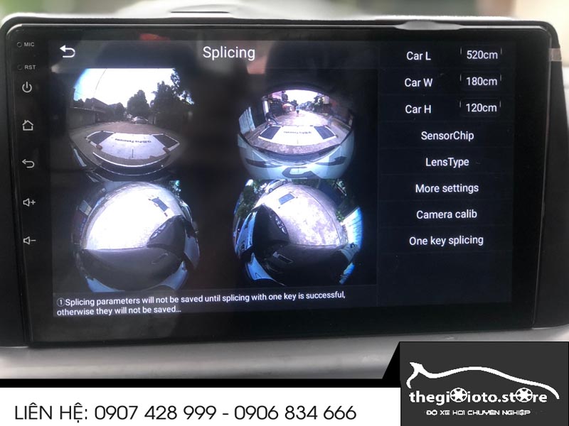 Camera 360 độ xe Cerato