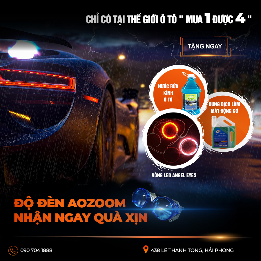 Ánh sáng đèn chuẩn đăng kiểm
