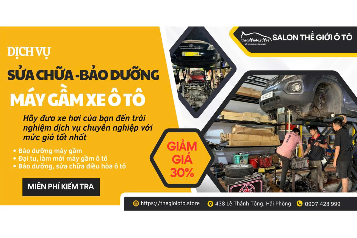 Dịch vụ sửa chữa ô tô tốt nhất tại Hải Phòng