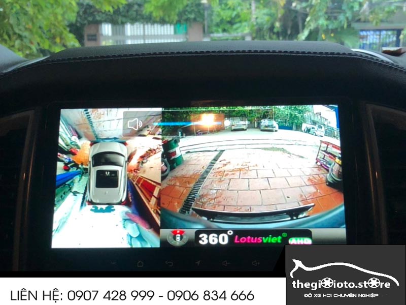 Cam 360 độ xe Raptor