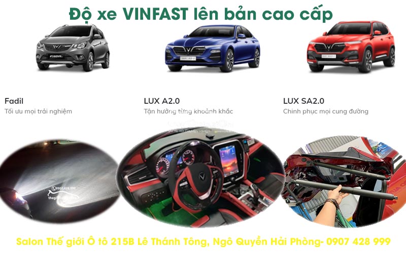 Độ xe VInFast lên bản cao cấp