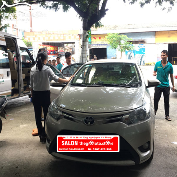 Vios lắp màn hình Android cực chất