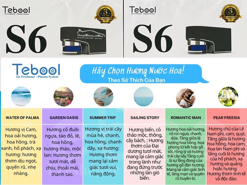 Nước hoa ô tô cao cấp Hải Phòng