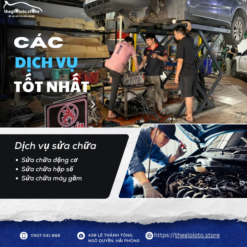 Dịch vụ sửa chữa ô tô uy tín nhất tại Hải Phòng