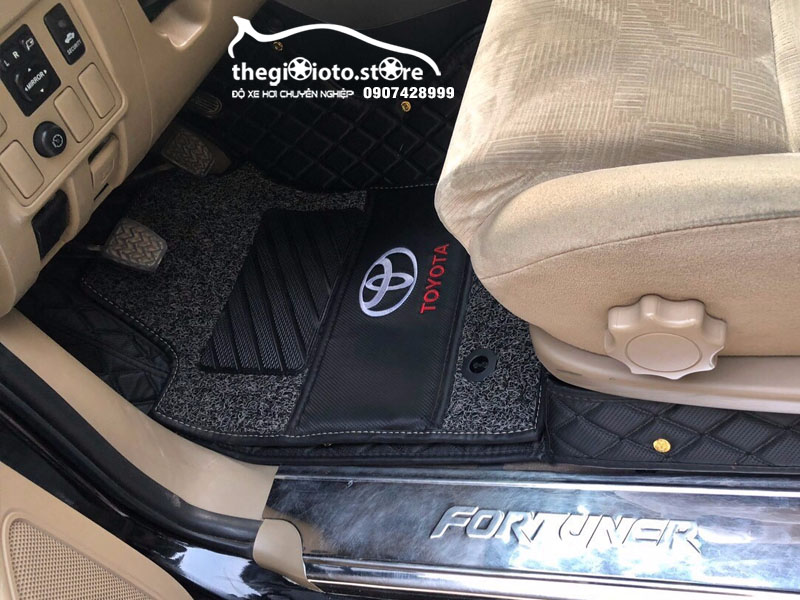Thảm sàn 6D đẹp vừa khít theo xe