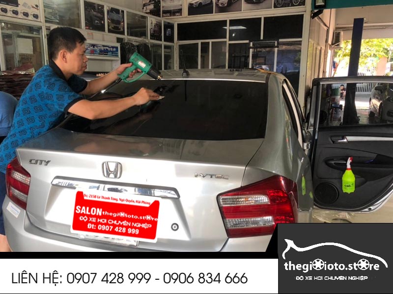 Dán phim cách nhiệt xe Hoda City chất lượng cao