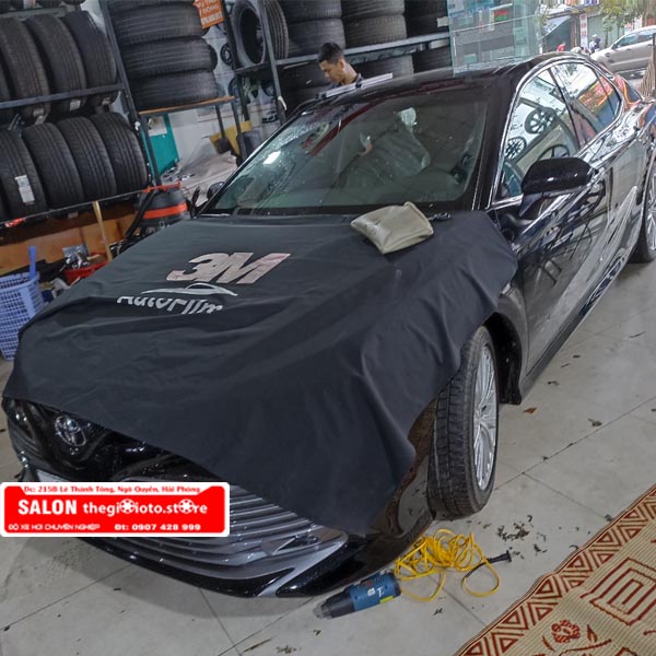 Dán phim cách nhiệt 3M cho xe Camry