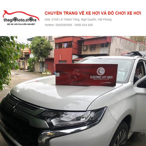 Độ cốp điện xe ô tô Outlander