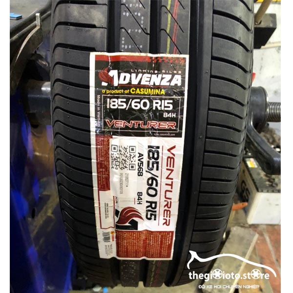 Thay lốp xe Vios Hải Phòng hãng Advenza 185/60R15