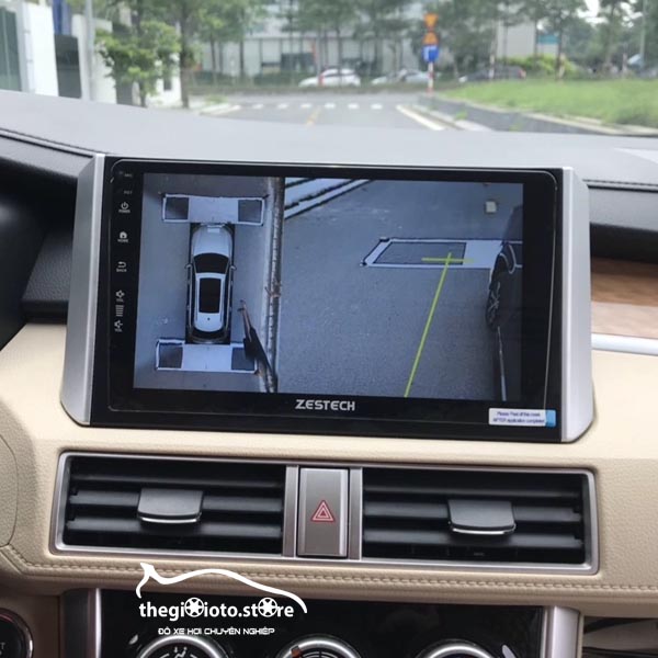 Độ màn hình Zestech liền cam 360 cho xe Honda City