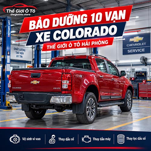 Bảo dưỡng 10 vạn xe Colorado