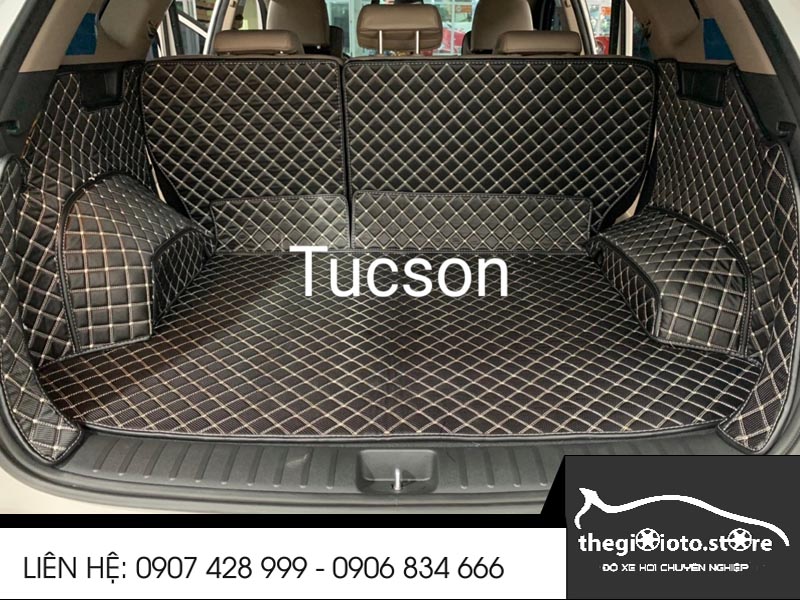 Thảm sàn da 6d xe Tucson