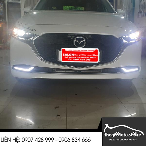 Độ đèn led gầm xe Mazda 3