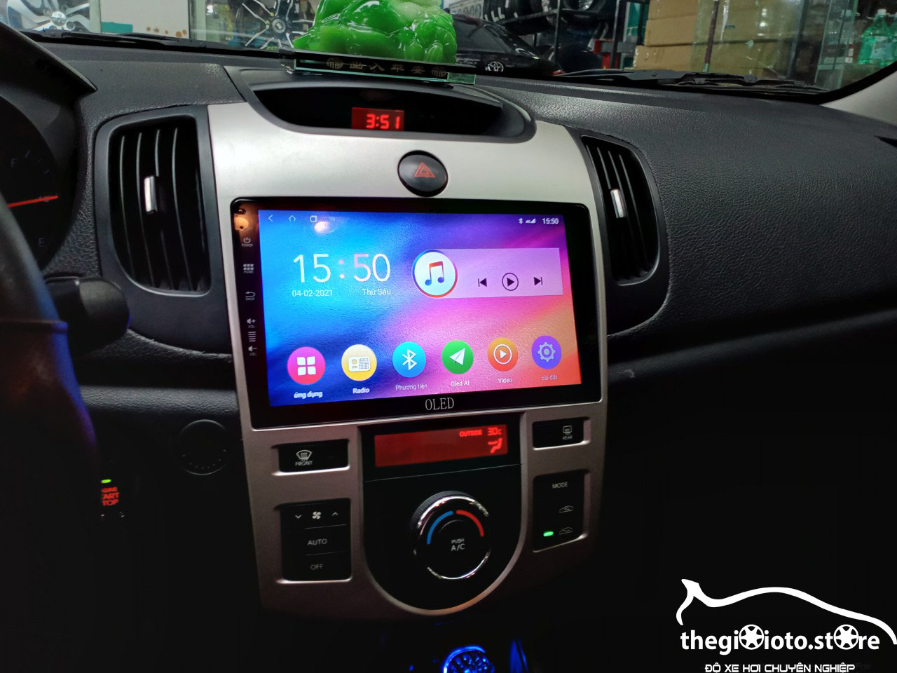 Màn Hình Android OLED C2 NEW Xe Kia Forte