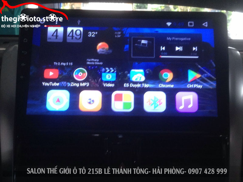 Lắp màn hình Android cho xe VIOS