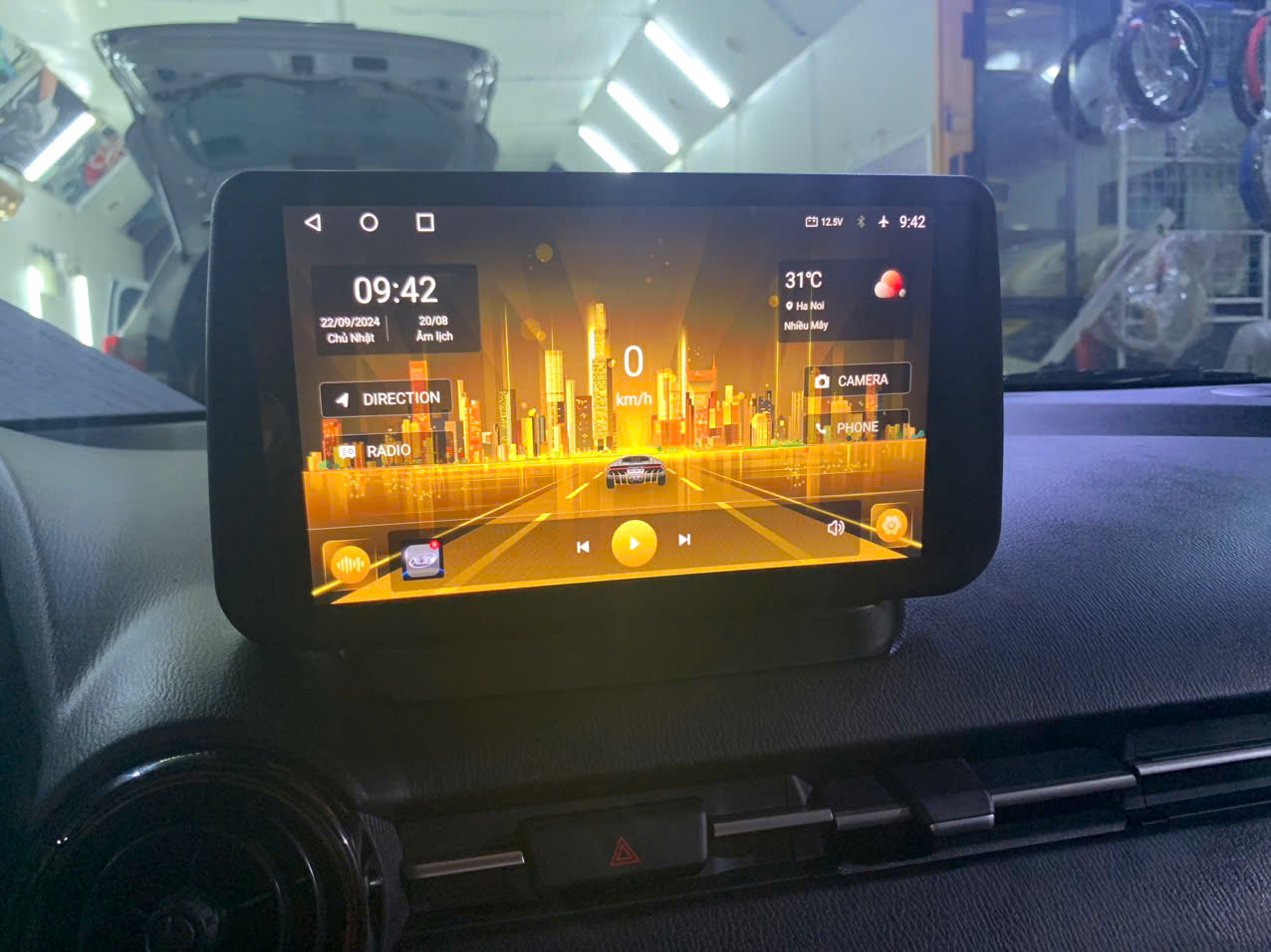 Màn Liền Cam 360 Độ Zestech Lắp Xe Mazda2