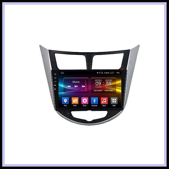 Màn hình Android  cho xe Accent 2011 - 2015