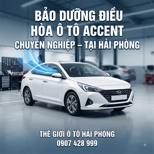 Bảo dưỡng điều hòa ô tô Accent