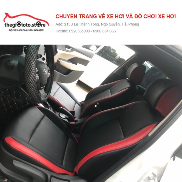 May ghế da cho xe Accent
