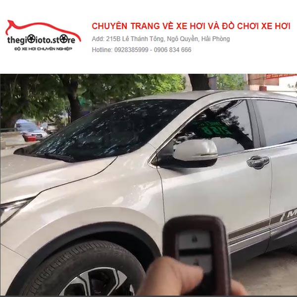Lắp gập gương lên xuống kính tự động cho xe Honda CRV