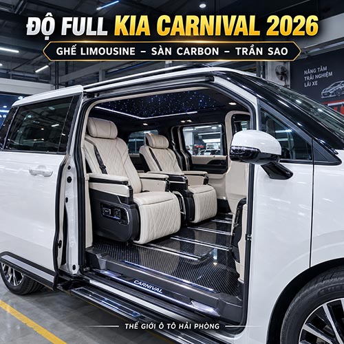 Độ full cho xe Kia Carniva 2026