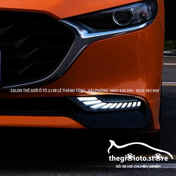 Độ led gầm trước sau cho xe Mazda 2022