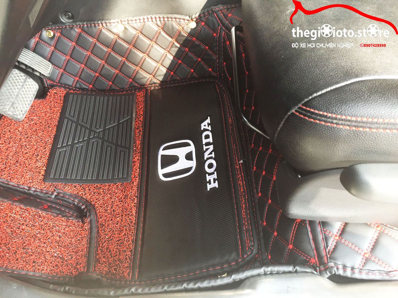 Thảm Sàn Da 6D Xe Honda City