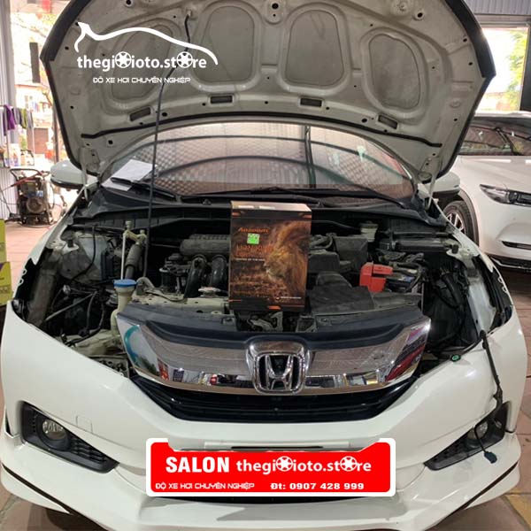 Độ bi pha Aozoom Lion King cho xe Honda City
