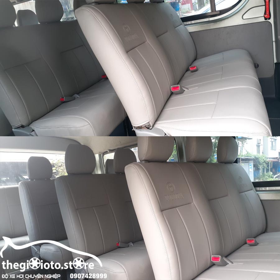 Bọc ghế da xe 16 chỗ