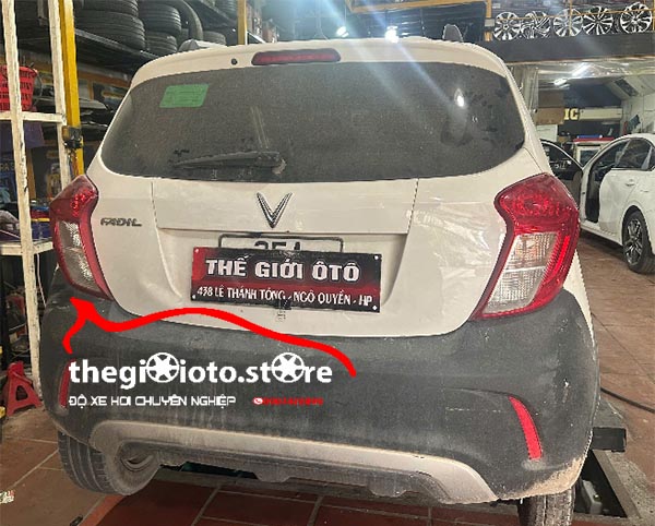 Thay lốp Advenza cho Fadil