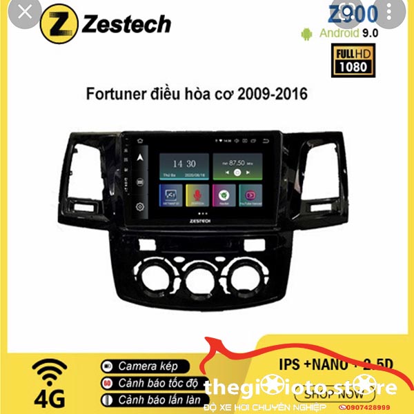 Lắp đặt hình android zestech Z900 tại Hải Phòng.
