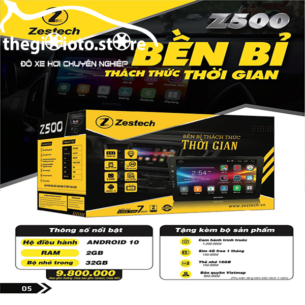 Màn hình android zestech chinh phục người tiêu dùng.