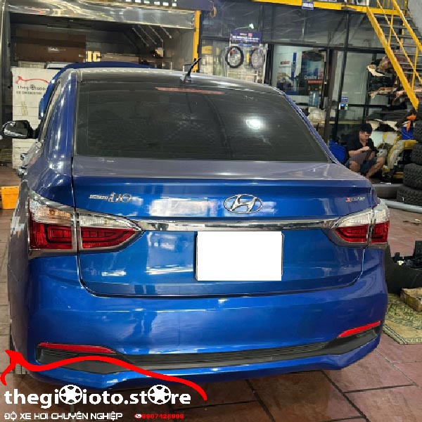 Độ bi gầm 3 màu cho xe i10