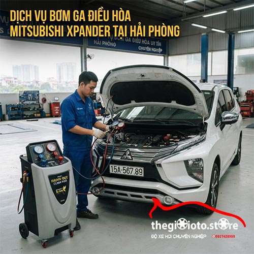 Bơm Ga Điều Hòa Xe Xpander