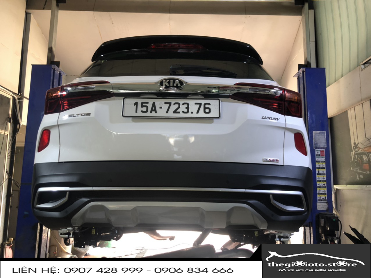 Sơn gầm xe Kia Seltos