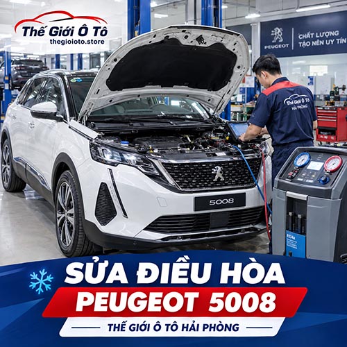 Sửa điều hòa xe Peugeot 5008