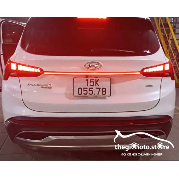 Độ Led cốp xe Santafe tại Hải Phòng