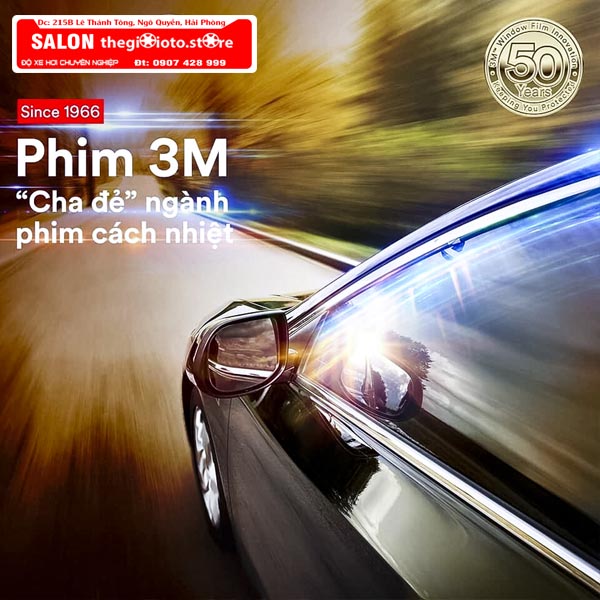 Phim cách nhiệt ôtô 3M chính hãng Hải Phòng