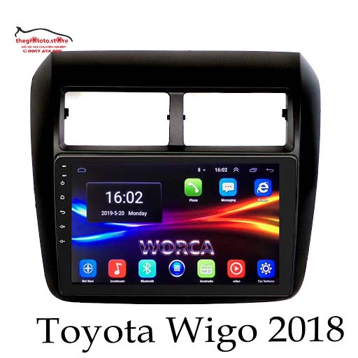Màn hình Android  cho xe Wigo 2018 - 2019