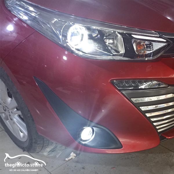 Độ đèn pha cod và bi gầm cho xe Vios
