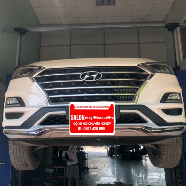 Độ cản trước cho xe Huyndai Tucson
