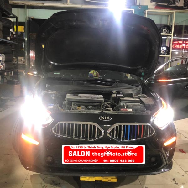 Độ đèn pha xe Kia Cerato