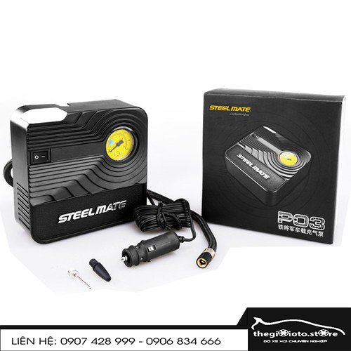 Bơm xe mini Steelmate