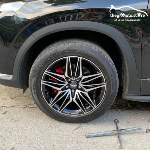 Độ lazang 19 inch cho xe Santafe