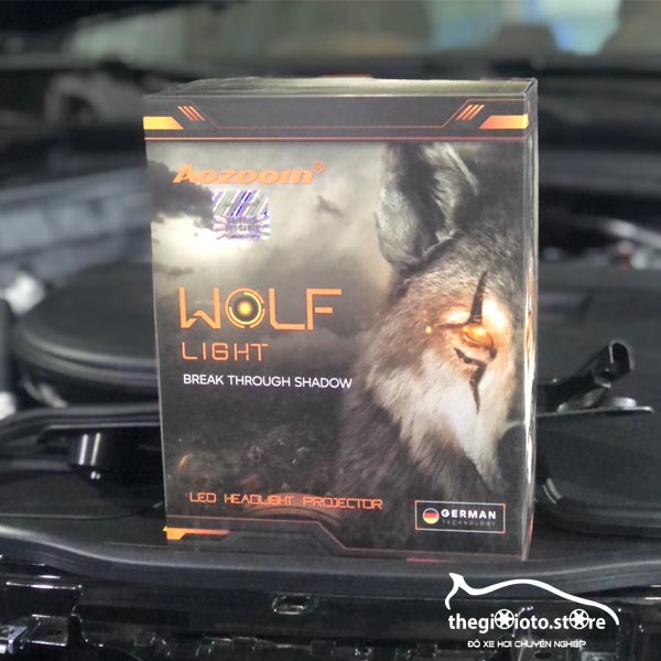Độ đèn bi LED Aozoom Wolf Light cho xe LUX SA