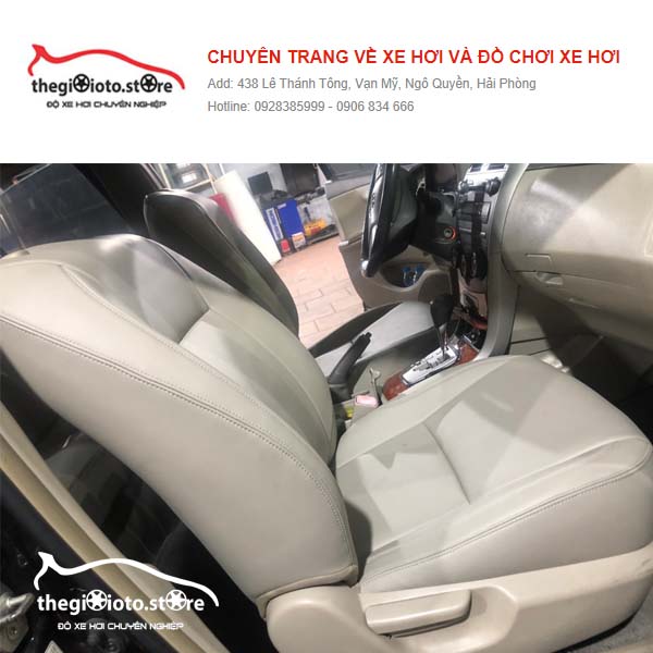 May ghế da cho xe Toyota Altis