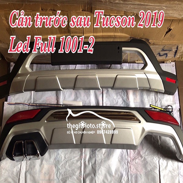 Lắp cản trước và sau cho xe Tucson 2019