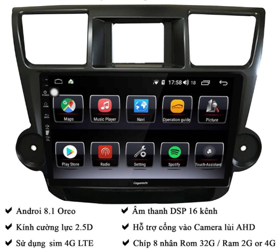 Màn hình android C900